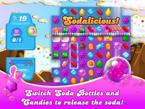 Candy crush soda saga الحقيقية