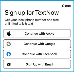 برنامج ارقام امريكية textnow